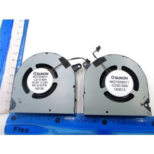 New cpu gpu fan for MG75090V1-C210-S9A MG75090V1-C200-S9A F3DF0 PC01D 023.100I3 023.100I4