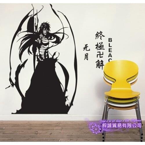 BLEACH Car Decal Wall Sticker Cartoon Fans Vinyl Wall Stickers Car Decal Decor Home Decorative
