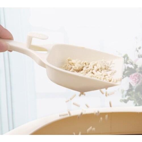 Durable Pet Dog Cat Plastic Cleaning Tool Puppy Kitten litter Scoop Cozy Sand Scoop Poop Shovel Product For Pets Cat Supplies