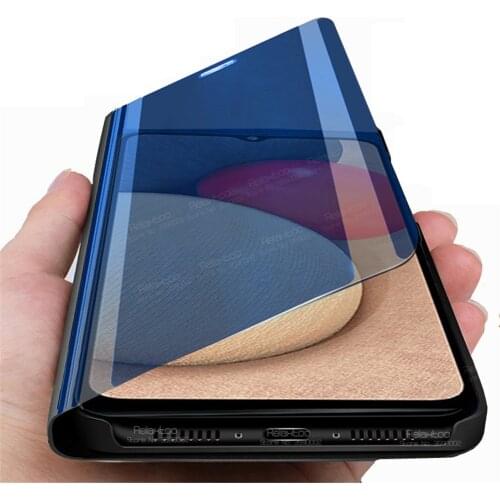 Luxury Smart Mirror Flip Magnetic Case For Samsung Galaxy A02s Phone Cover On Samsun Sumsung A 02s SM-A025F/DS Stand Book Fundas
