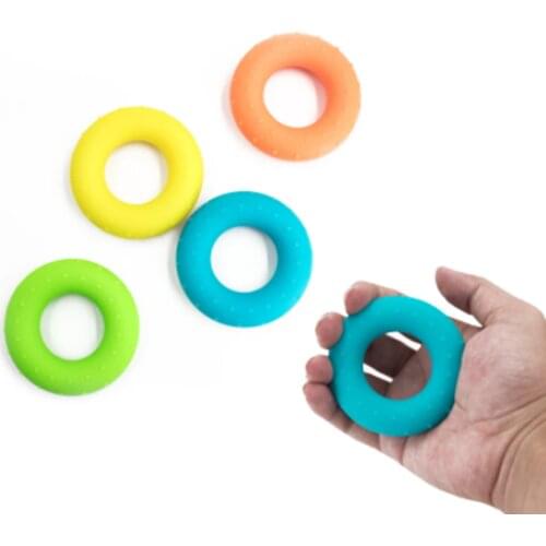 Hand Grip Finger Gripper Strength Trainer Yoga Stretcher Finger Expander Exercise Equipment Gripping Ring Training Wrist Trainer