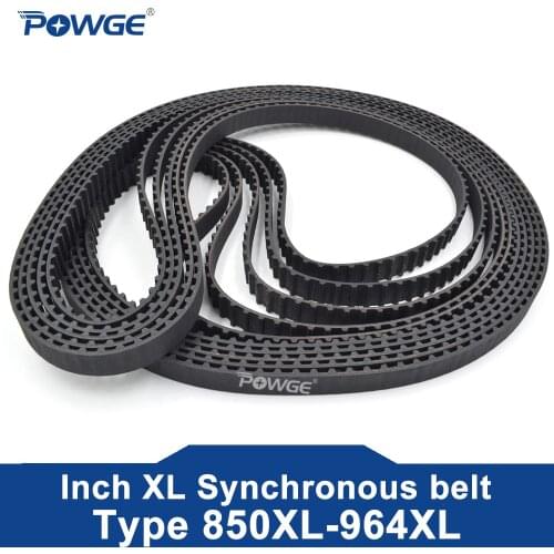 POWGE XL Timing belt 130/132/134/136/138 Width 025 6.4mm 037 Teeth 65 66 67 68 69 Synchronous Belt 130XL 132XL 134XL 136XL 138XL