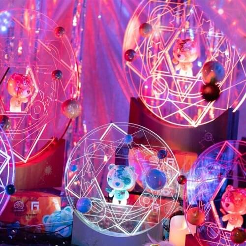 Tear Bear Series Fourth Generation Blind Box Kawaii Figure Doll Collection Decoration Cute Shining Model Toy Gift For Adult Kids