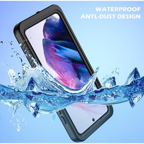 For Samsung Galaxy S21 FE Waterproof Case Full Body Cover Underwater Snorkeling Diving Case For Samsung S21 fe Water Proof Coque