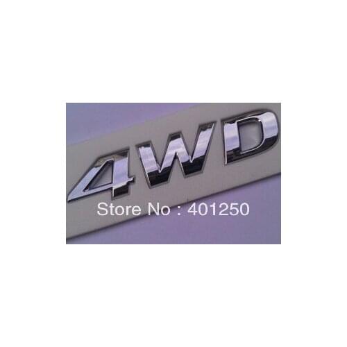 1 Pcs 4WD car emblem badge IX35 modified car sticker good quality Car Styling