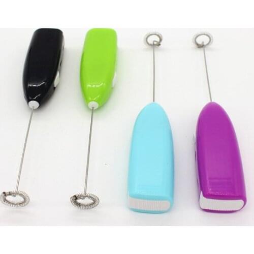 1PC New POP Electric Handle Milk Coffee Egg Beater Shake Frother Stirrer Foamer OK 0268