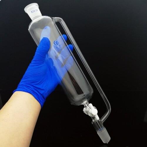 1pcs 10ml to 1000ml Constant Pressure Separating Funnel with PTFE Piston,Lab Extraction Drop Funnel with jonint 19x19# 24x24