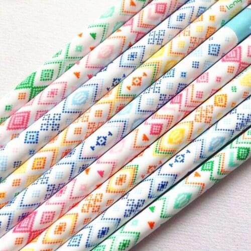 1pcs/pack Vintage Ethnic style Individual gel pen 0.38 Black ink Drawing pen Canetas Coloridas Escolar Canetas Papelaria