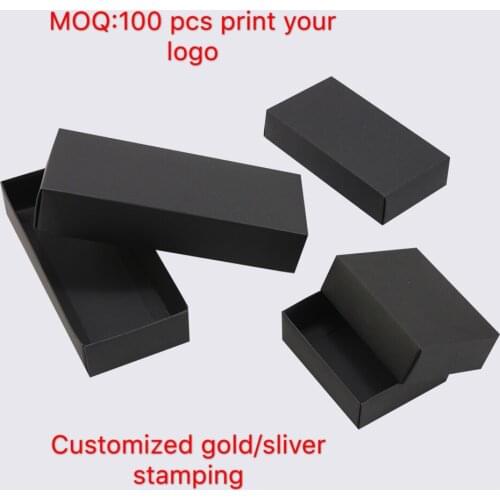 10pcs paper box gift box paper boxes for packaging candy With Lid Small Carton box Kraft Soap chocolate