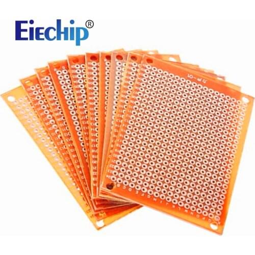 5Pcs/lot Universal PCB Board 5*7 5*7 cm 2.54mm DIY Prototype Paper Printed Circuit Panel 5x7cm 50x70mm