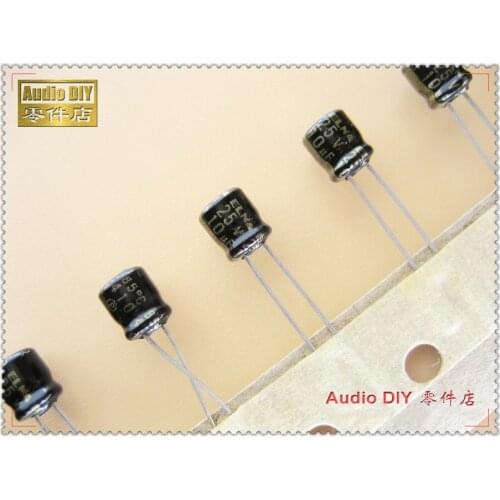 50PCS/200PCS ELNA Black Gold R3A 10uF 25V 25V10UF Ultra-small volume electrolytic capacitor