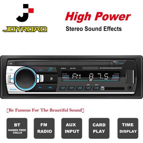 520DAB 1Din MP3 Car Radio Digital Bluetooth 60Wx4 FM Audio Music USB / SD Input In Dash Locator Auto Stereo Head Unit