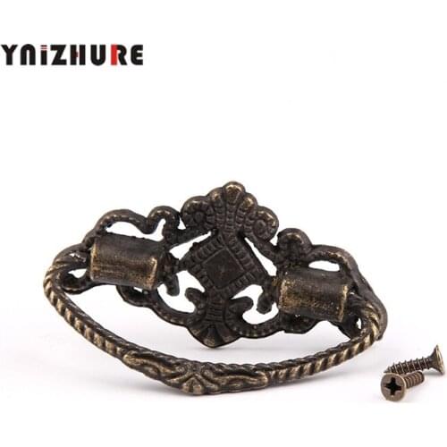 8pcs Cabinet Knobs Puxador 50pcs 50*30mm Vintage Furniture Handles Packaging Metal Handle Antique Wooden Wine Drawer Knob