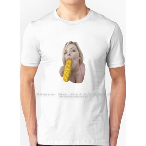 Alexis Texas Sucking Corn - Cornstars Series T Shirt 100% Pure Cotton Elsa Jean Corn Sucking Cornstar