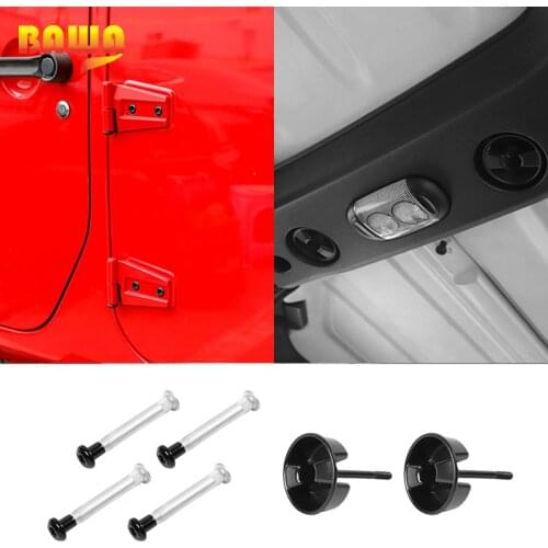 BAWA Car Hard Roof Removal Screw Decoration Door Hinge Screw Kits Accessories for Jeep Wrangler JK 2007-2017