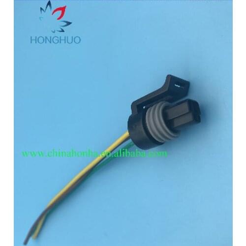 Black 20pcs 3 PIN P2S car Sensor Plug Throttle Position Sensor TPS Waterproof Electrical Connector with wire 3 way15397149