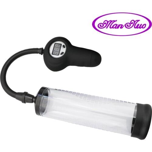 Digital Display Automatic Penis Enlargement Pump Proextender Vacuum Penis Erection Exercise Suction Penis Extend Sex Toy for Men
