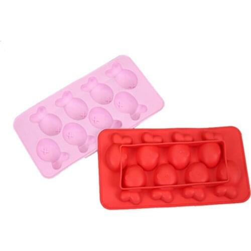 Ice Cream Mould DIY Cartoon Fishbone Q Fish Duck Penguin Cubes Multiple Pattern Animals Summer Cool Handmade Creative Ice Mould