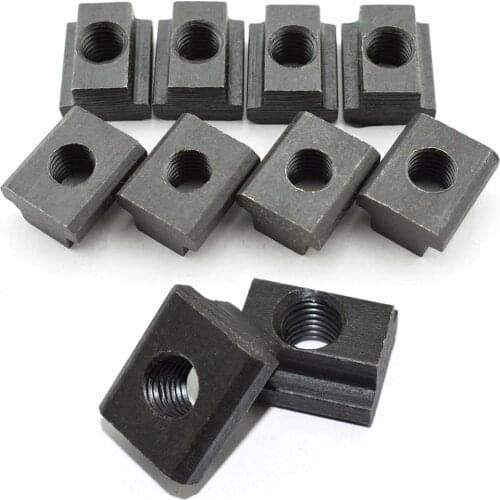 4 Pcs 8 Pcs T-Slot Nuts M10 Clamping Table Slot Milling T Sliding Nut Block Slot Machine Accessory