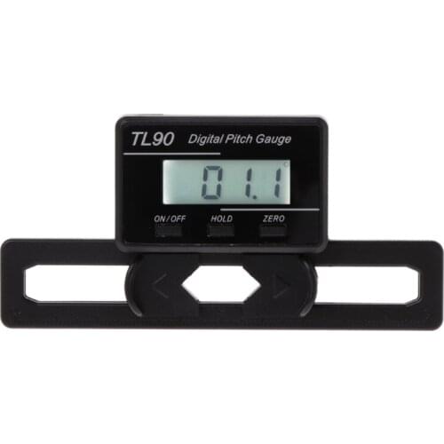 M4YC TL90 Digital Pitch Gauge LCD Backlight Display Blades Angle Measurement Tool