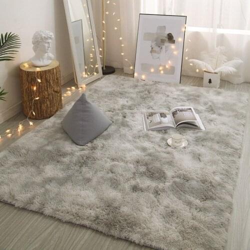 Tie-dyed carpet plush living room coffee table bedroom web celebrity bed blanket floor mat home use