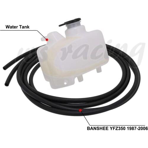 Motorcycle Radiator Plastic Set Water Bottle Coolant Water Tank For YFZ350 YFZ 350 1987 1988 1989 1990 1991 1992 1993 1994 1995