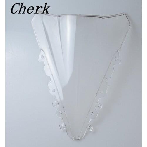 New Motorcycle Clear High Quality ABS Windscreen Windshield Double Bubble for Yamaha YZF R15 2014 2015 2016