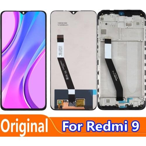 Original Display Replace 6.53" For Xiaomi Redmi 9 M2004J19G M2004J19C LCD Touch Screen Digiziter Assembly