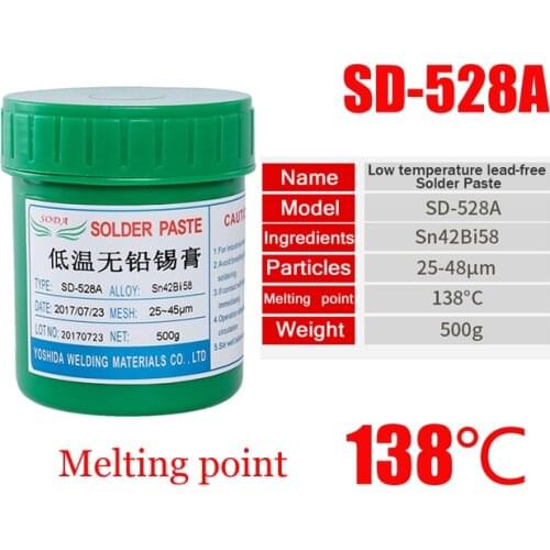 Lead-Free Halogen Free Medium Temperature High Temperature Low Temperature Solder Paste For Mobile Phone Repair Motherboard Flux