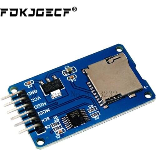 Micro SD Storage Expansion Board Micro SD TF Card Memory Shield Module SPI For Arduino