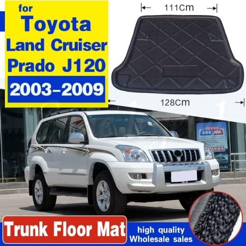 Fit For Toyota Land Cruiser Prado J120 2003-2009 Boot Mat Rear Trunk Cargo Tray Liner Floor Carpet 2004 2005 2006 2007 2008