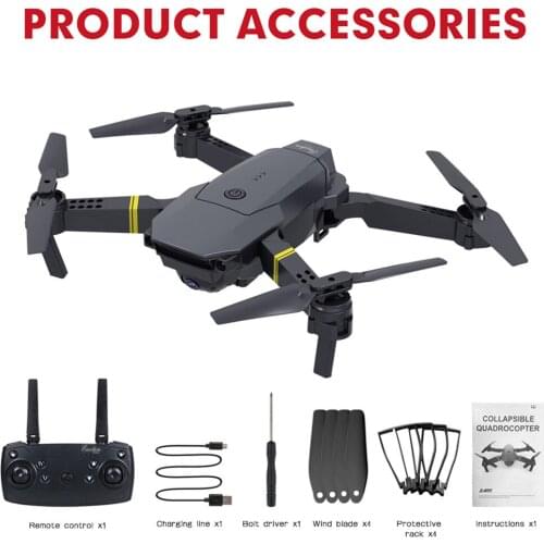 RC Helicopter Foldable Drone FPV Wifi HD Camera Drone Four-Axis Aerial Aircraft Foldable Quadcopter Selfie 4K/720P/1080P Drone