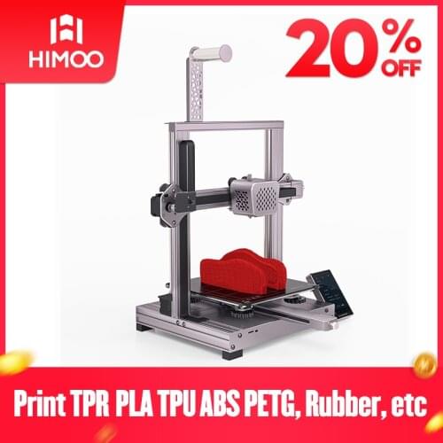Rubber FDM 3D Printer Atomstack Cambrian Pro Elastic TPR/PLA//RubberDual Printing Head for Home School Use