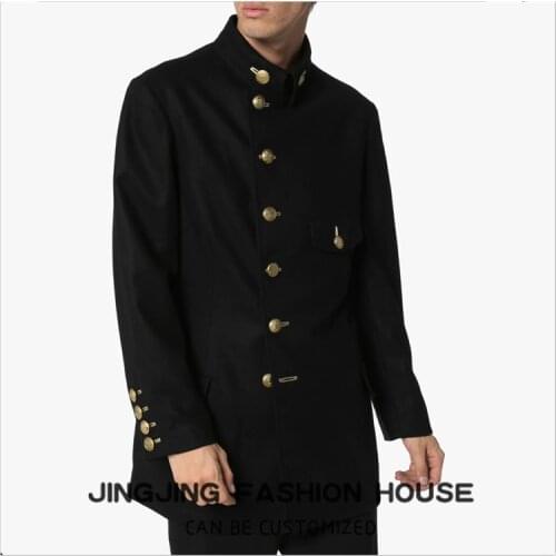S-6XL!!New European and American simple mens casual jacket loose young mens spring jacket long sleeve coat lapel suit