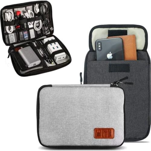 Organiser Bag, Travel Electronics Accessories Bag Organiser for Cables, Flash disk, USB drive, Charger, Power Bank, Memory Card