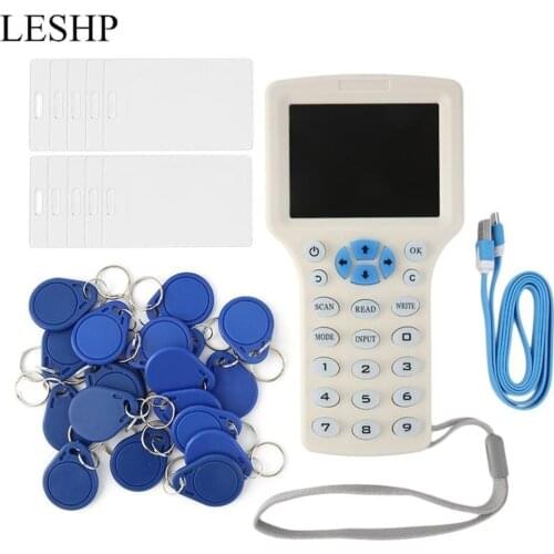 Super Full-Featured RFID ID Card Copier ID/IC Card Reader/Writer+10 Cards+20 Tags Comes direct decoding