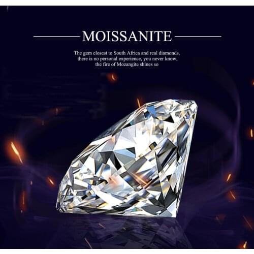 Szjinao Genuine Loose Gemstones Moissanite Stone G Color 5ct 11mm Undefined Lab Grown Diamond Jewelry For Diamond Ring Material