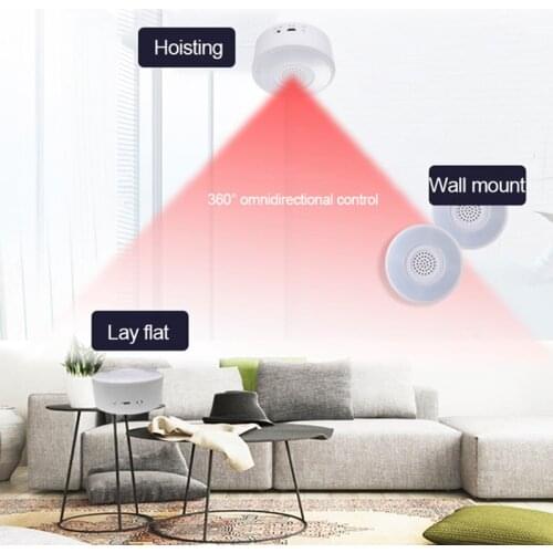 Tuya Wifi/Zigbee Smart Home Sound And Light Alarm Wireless Linkage Smart Sound And Light Alarm Horn Siren Alarm