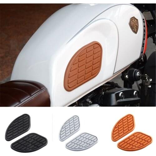 Universal part motorcycle side decal gas knee grip for kawasaki honda suzuki benelli vespa yamaha protection knee moto tank pad