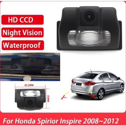 CCD Full HD night vision waterproof Car reverse backup parking camera For Honda Spirior Inspire 2008 2009 2010 2011 2012