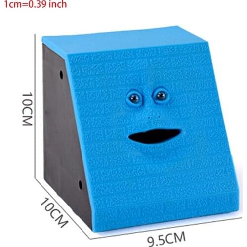 1Pc Interactive Money Bank Stimulation ABS Electronic Smiling Face Bank Automatic Sensing Money Box for Kid ATM Safe Box