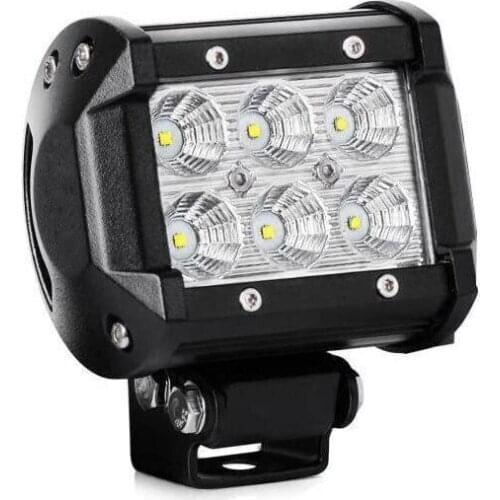 18w 4" Car Working Light Flood Fog Road Boat Driving Led Work Light for SUV Jeep Lamp Automobile Working Light Lamp Bulb 12V