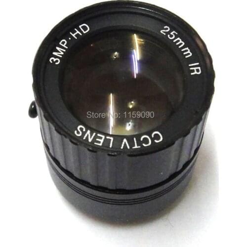25mm IR HD 3MP CCTV Lens 1/2.5 Inch F1.4 Fixed CS Mount Mega 1080P For IP HD Camera IP Camera