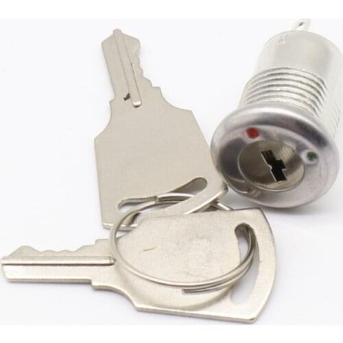 5pcs Key Switch ON/OFF Lock Switch KS-02