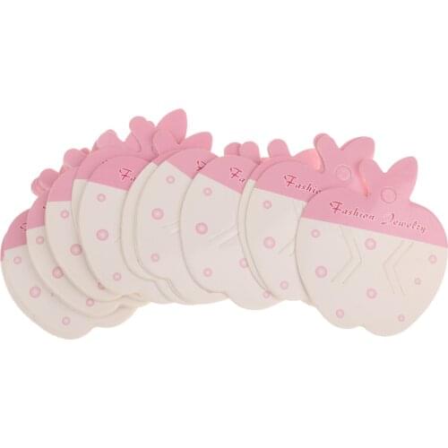 50pcs Hairpin Cards Paper Hair Clip Jewelry Cardstock Hair Display Cards