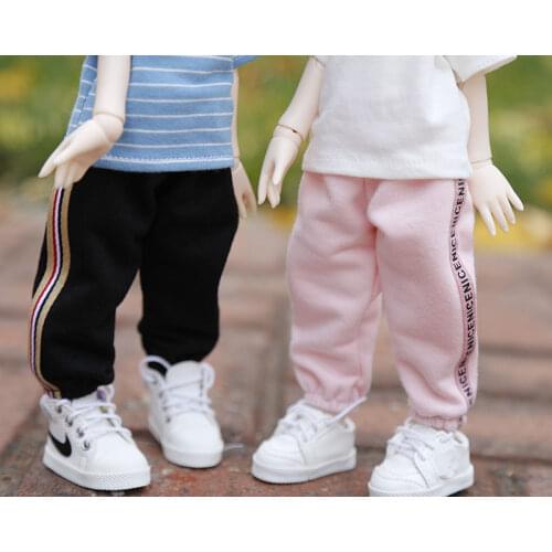 1/6 BJD Doll Accessories Fashion Casual striped Sweatpants for 30cm BJD YOSD SD Doll Clothes girls gifts toys