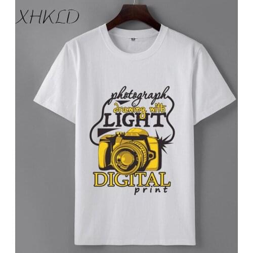 XHKLD Brand Clothing Summer funny hip hop t-shirt men Black white casual 100% Cotton Fashion Print tops tee camisetas hombre