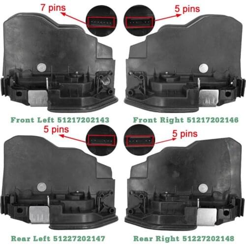 Electric Door Lock Latch Actuator Front Rear Left Right For BMW X6 E60 E70 E90 51217202143 51217202146 51227202147 51227202148