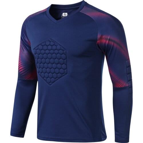 Men Women Rugby Goalkeeper Jerseys Survetement Football Shirts Elbow Chest Protector Goal Keeper Soccer Training Pants Printing