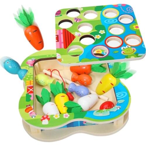 Montessori Puzzles Matching Game Balanced Perception Toys DIY Logical Thinking Children Interaction Matching Color